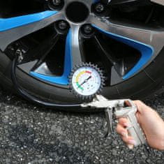 Korbi Pistola za Polnjenje Pnevmatik z Manometrom