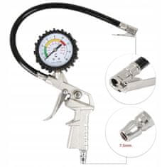 Korbi Pistola za Polnjenje Pnevmatik z Manometrom