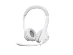 Logitech H390 slušalke, USB, bela (981-001286)