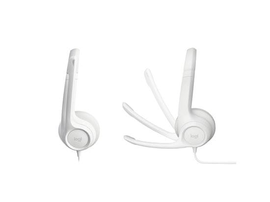 Logitech H390 slu alke USB bela 981 001286 mimovrste