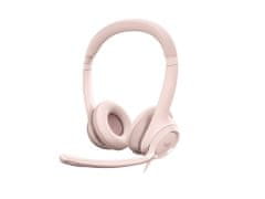 H390 slušalke, USB, roza (981-001281)