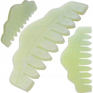 Korbi Jadeitov Glavnik za Masažo lasišča