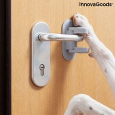 InnovaGoods Varnostna ključavnica za kljuko vrat ali predale (2 kosa)