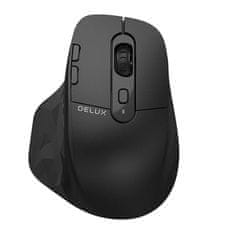 Delux brezžična miška M912DB 2.4G (črna)