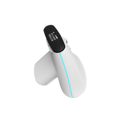 Delux MV6 DB BT+2.4G brezžična navpična miška (bela)