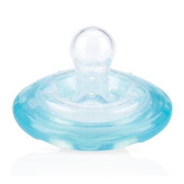 Nuby vseoblikovalni silikonski okrogel čevelj 6-12m Natural Flex