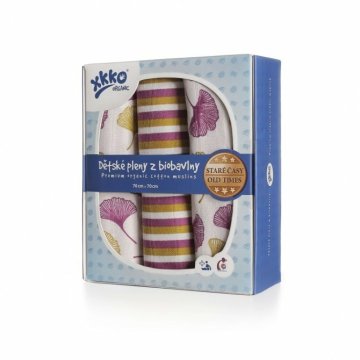 XKKO Organic 70x70 Old times - Ginko (3pcs)
