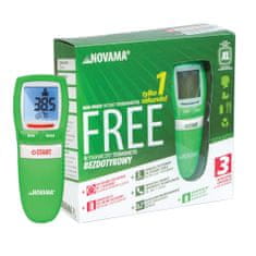 Novama FREE brezkontaktni termometer meri v eni sekundi, zelen