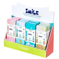 Vitammy SMILE otroška sonična ščetka - zaslon, 8 kosov