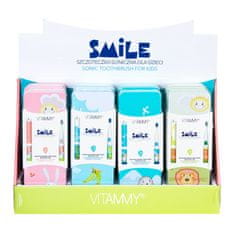 Vitammy SMILE otroška sonična ščetka - zaslon, 8 kosov