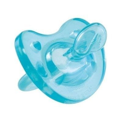 Chicco Physio Soft aktivni ortodonski spodbujevalnik, 0m +, modre barve