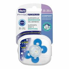 Chicco PHYSIO COMFORT LUMI silikonski spodbujevalnik svetleč, oranžen, 12m +