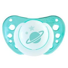 Chicco PHYSIO AIR LUMI silikonski spodbujevalnik sijoč, 0m +, 2pcs