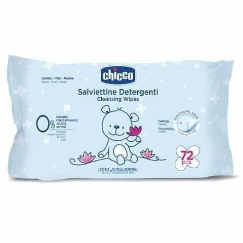 Chicco vlažni robčki, 72pcs, od 0m +