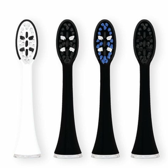 Vitammy ONYX nadomestne glave za zobno ščetko Onyx, Pearl + Noire, Aurum, 4 kosi