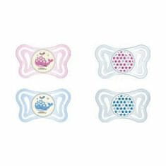 Chicco Physio Forma Light pomirjujoče spodnjice sijoče, 2pcs, 2-6m, roza / modra