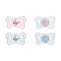 Chicco Physio Forma Light pomirjujoče spodnjice sijoče, 2pcs, 2-6m, roza / modra