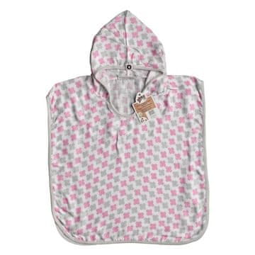 XKKO Pončo BMB Scandinavian Cross Bamboo, otroško roza, vel 2, 2-3 leta