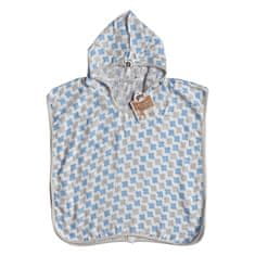 XKKO Pončo BMB Scandinavian Cross Bamboo, baby blue, vel 1, 1-2 leti