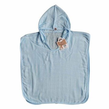 XKKO BMB Barve Pončo iz bambusa, baby blue, vel 2, 2-3 leta