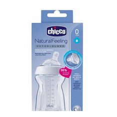 Chicco Natural Feeling otroška steklenica za dojenčke 250ml, od 0m +
