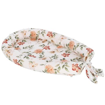 YOSOY Otroško gnezdo iz 100% bambusa, 30x65 cm, BOHO CVETJE