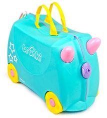 Trunki Kovček s kolesi, Unicorn Una + nalepke, od 3r+