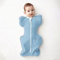 LOVE TO DREAM Swaddle UP - Ovitek, velikost S, praškasto modra, 1 FAZA, 1-3m, 3,5-6kg