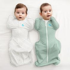 LOVE TO DREAM Swaddle UP Lite-Wrapper, velikost XS, olivno zelena, FAZA 1, 0-1m, 2,2-3,8 kg