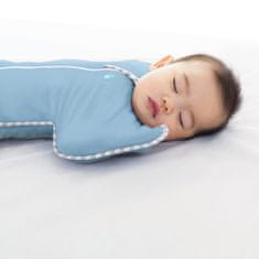 LOVE TO DREAM Swaddle UP - Ovitek, velikost XS, praškasto modra, 1 FAZA, 0-1m, 2,2-3,8kg