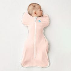 LOVE TO DREAM Swaddle UP Lite - ovoj, velikost M, svetlo roza, FAZA 1, 3-6m, 6-8,5kg