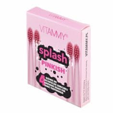 Vitammy SPLASH, Nadomestni ročaji za zobne ščetke SPLASH, roza /, 4 kos