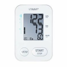 Vitammy NEXT 4+ Ramenski merilnik krvnega tlaka z merjenjem pri napihovanju manšete in AC adapter