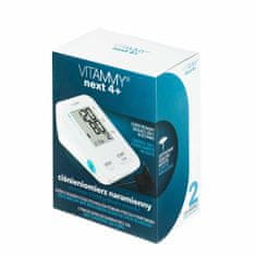 Vitammy NEXT 4+ Ramenski merilnik krvnega tlaka z merjenjem pri napihovanju manšete in AC adapter