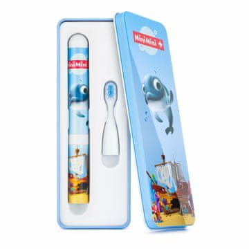 Vitammy SMILE MiniMini+ Otroška sonična zobna ščetka, Delfín Finek, od 3 let