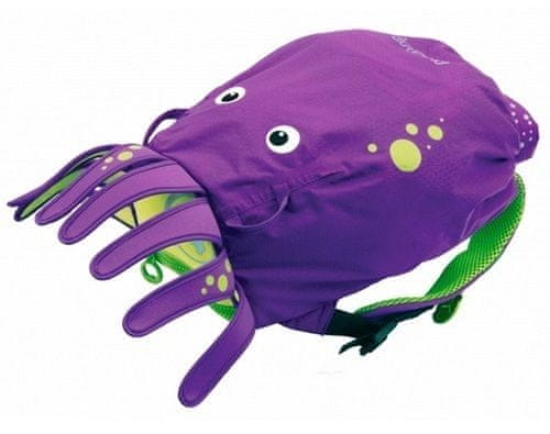 Trunki Vodoodporen nahrbtnik Paddlepak, Octopus Inky, vijoličen