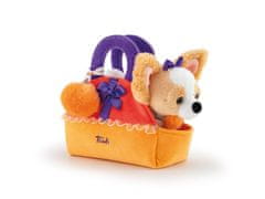 Trudi PETS - Modna torbica s hišnim ljubljenčkom, oranžno rumena z volančkom, 0m+