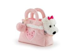 Trudi PETS - Modna torbica s hišnim ljubljenčkom, roza s srčkom, 0m+