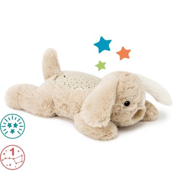 Cloud B Cloud b Dream Buddies Patch the Puppy plišasta igrača/nočna lučka, našitek za psa, 0m+