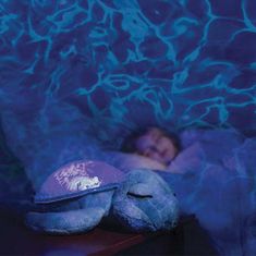 Cloud B Cloud b Tranquil Turtle- Nočna lučka - Želva, temno modra, 0m+