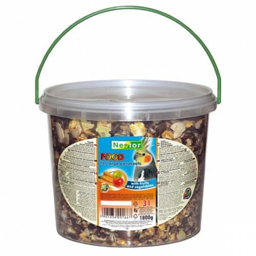 Nestor Hrana za srednje velike papige s sadjem in zelenjavo 3l / 1.800g