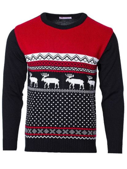 Wayfarer Božični pulover z jelenom Marching Reindeer