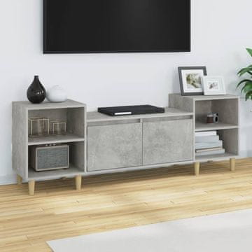 Vidaxl vidaXL TV omarica betonsko siva 160x35x55 cm