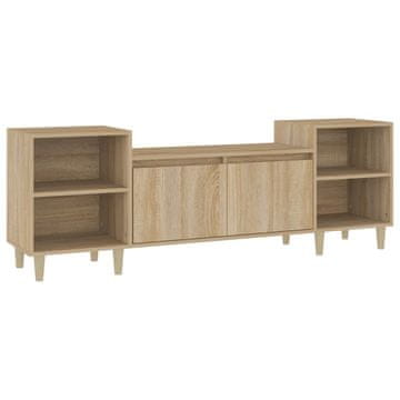 Vidaxl TV omarica sonoma hrast 160x35x55 cm inženirski les