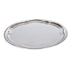 Banquet Pladenj Akcent - krom, okrogel, premer 35 cm