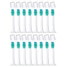 Ultrasonic Ultra-pack C1 Premium White za Philips Sonicare ProResults, 16 kosov, beli + DARILO: Stensko držalo za električno zobno ščetko