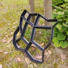 Korbi Velik plastični kalup za betonske tlakovce – vzorec mačje glave