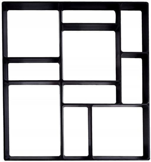 Korbi Plastični kalup za betonske tlakovce – dimenzije 45 × 40 cm