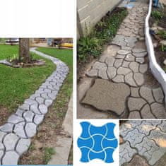 Korbi Velik plastični kalup za izdelavo betonskih tlakovcev – dimenzije 50 × 50 cm