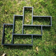 Korbi Velik plastični kalup za izdelavo betonskih tlakovcev – dimenzije 50 × 40 cm